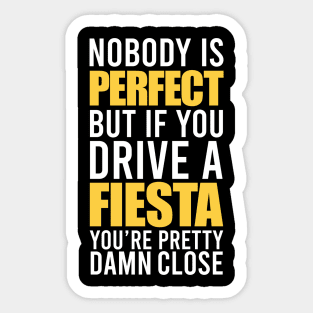 Fiesta Owners Sticker